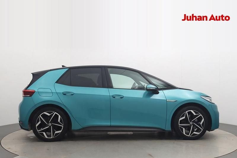 Käytetty VW ID.3 Pro 150 kW (204 HP) 2021 Turkoosi Viistoperä