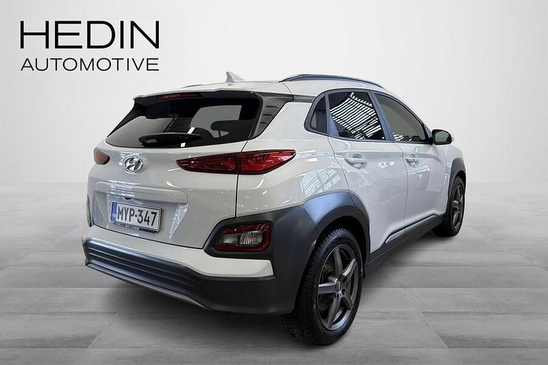Käytetty Hyundai Kona Style 150 kW (204 HP) 2019 Valkoinen Katumaasturi