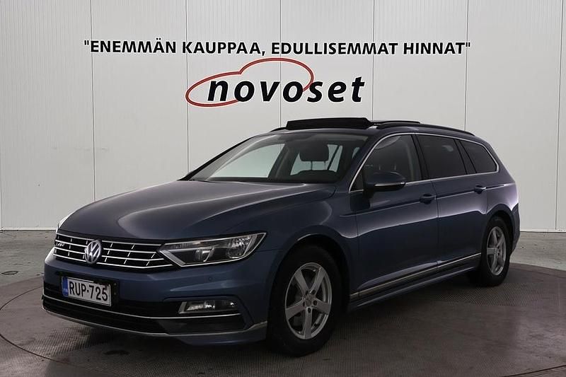 Sininen Käytetty 2018 VW Passat Business Farmari | 14 770 € (Perustarjous) - Kuva 1/4