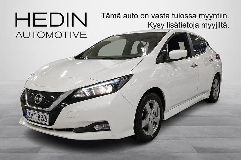 Valkoinen Käytetty 2019 Nissan Leaf Acenta Viistoperä | 11 900 € (Hieman kallis) - Kuva 1/3