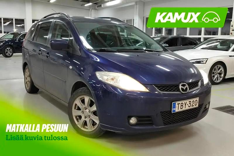 Sininen Käytetty 2008 Mazda 5 Touring Tila-auto | 1 990 € - Kuva 1/4