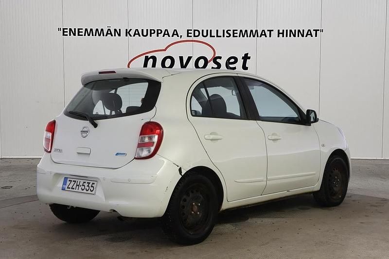 Käytetty Nissan Micra Acenta 98 HP (72 kW) 2011 Valkoinen Viistoperä