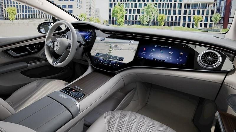 Käytetty Mercedes EQS580 AMG 400 kW (544 HP) 2023 Sininen Sedan