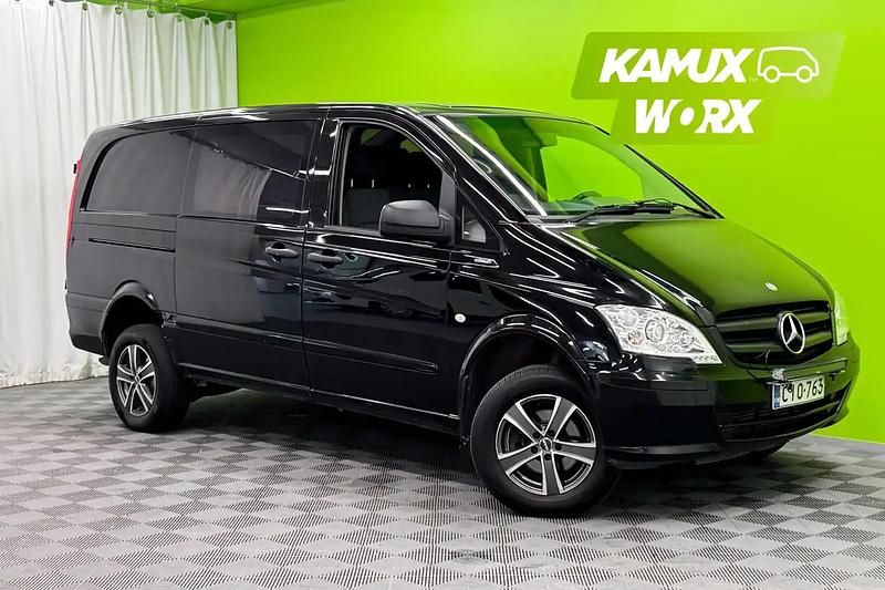 Musta Käytetty 2012 Mercedes Vito Tila-auto | 12 880 € (Hyvä tarjous) - Kuva 1/4