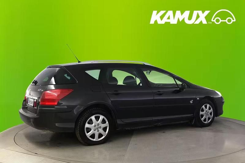 Käytetty Peugeot 407 125 HP (91 kW) 2007 Musta Farmari