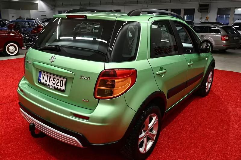 Käytetty Suzuki SX4 107 HP (78 kW) 2009 Vihreä Viistoperä