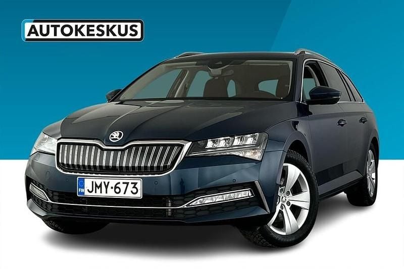 Sininen Käytetty 2023 Skoda Superb Business Line Farmari | 29 900 € (Hieman kallis) - Kuva 1/4