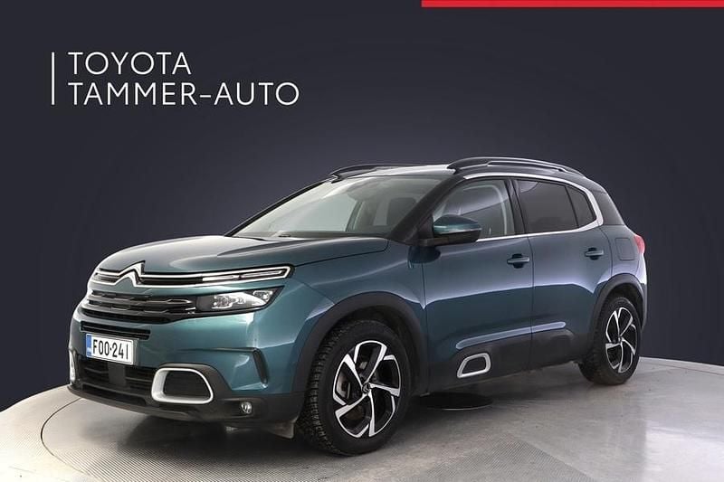 Käytetty Citroën C5 Aircross Shine 224 HP (164 kW) 2021 Sininen Katumaasturi
