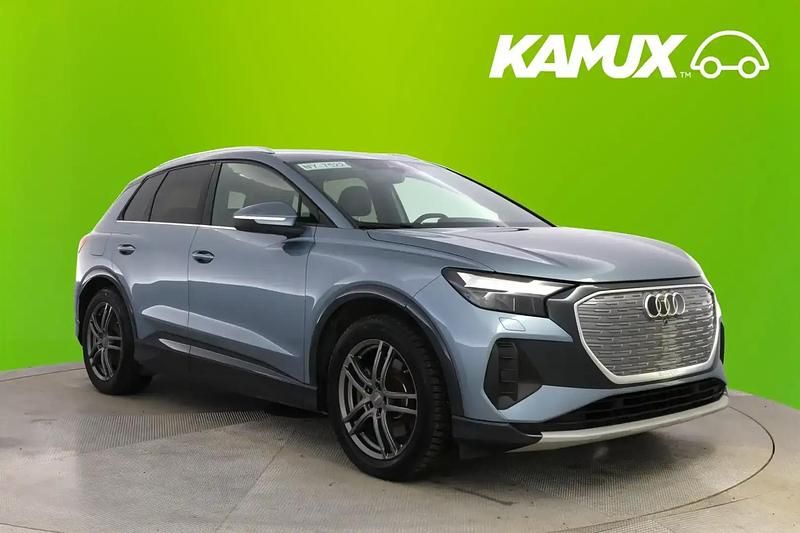 Sininen Käytetty 2022 Audi Q4 e-tron Basis Katumaasturi | 31 790 € (Perustarjous) - Kuva 1/4