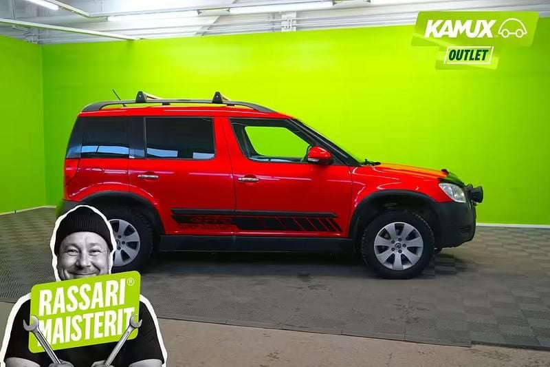 Käytetty Skoda Yeti Adventure 140 HP (102 kW) 2011 Punainen Katumaasturi