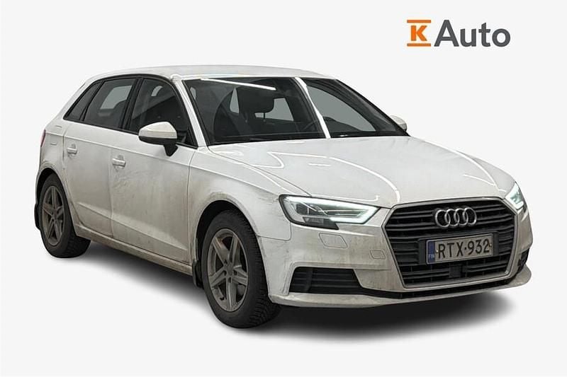 Valkoinen Käytetty 2019 Audi A3 Sportback Business Viistoperä | 18 890 € (Perustarjous) - Kuva 1/3