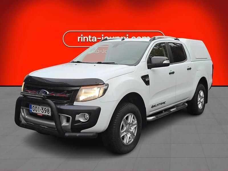 Valkoinen Käytetty 2014 Ford Ranger Wildtrack Nouto | 17 700 € (Supertarjous) - Kuva 1/3