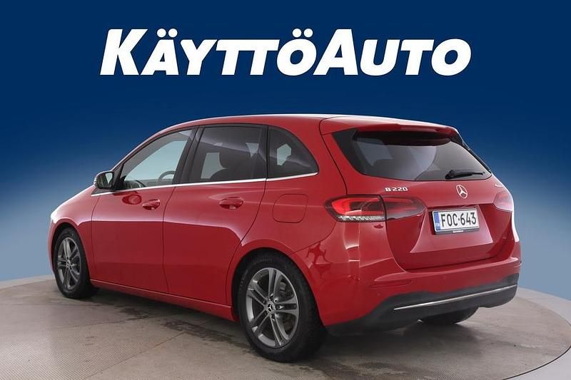 Käytetty Mercedes B220 Business 190 HP (139 kW) 2019 Jupiter red Tila-auto