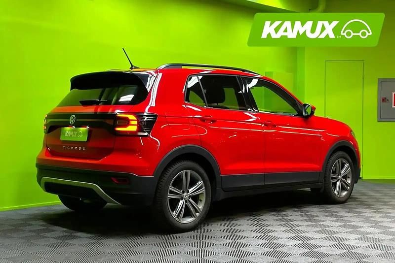 Käytetty VW T-Cross Style 95 HP (69 kW) 2020 Punainen Katumaasturi