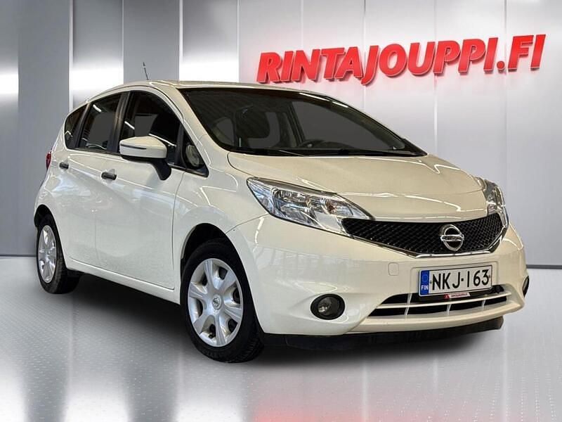 Valkoinen Käytetty 2016 Nissan Note Visia Tila-auto | 8 400 € (Perustarjous) - Kuva 1/3