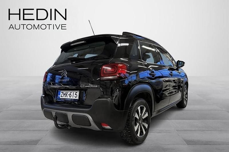 Käytetty Citroën C3 Aircross Feel 110 HP (80 kW) 2018 Musta Katumaasturi
