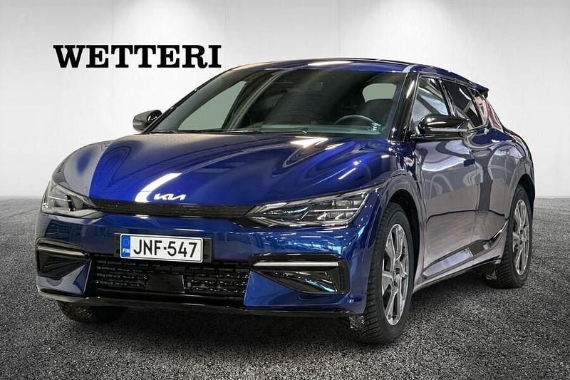 Sininen Käytetty 2024 Kia EV6 Comfort Katumaasturi | 46 900 € (Hieman kallis) - Kuva 1/4