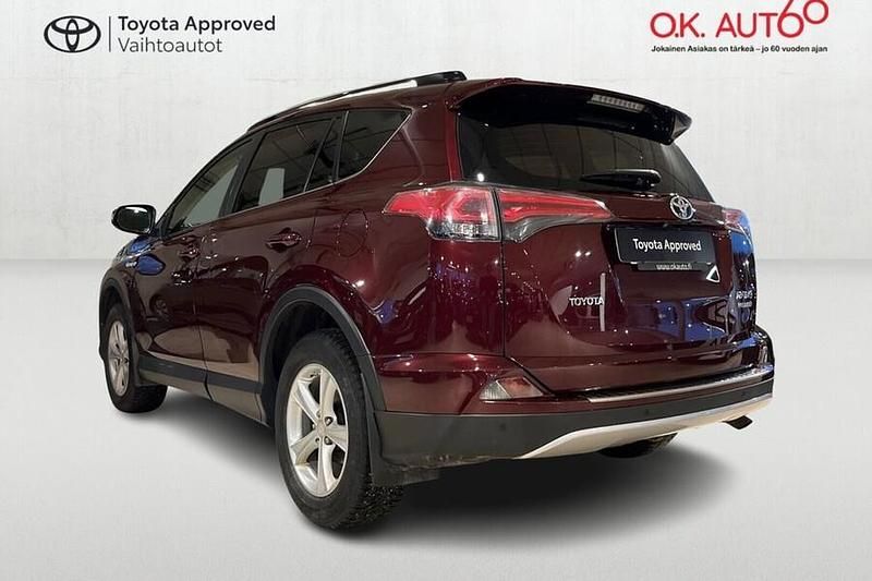 Käytetty Toyota RAV4 Hybrid Active 155 HP (114 kW) 2016 Punainen Katumaasturi