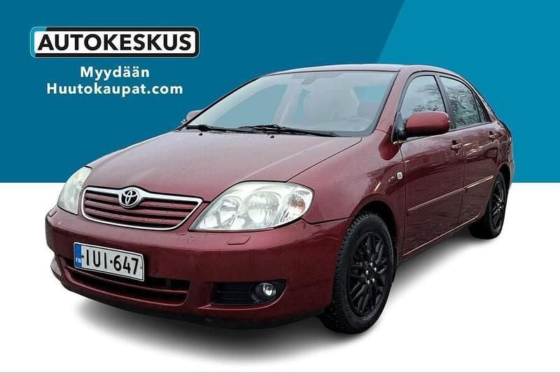 Punainen Käytetty 2007 Toyota Corolla Sol Sedan | 4 900 € (Hyvä tarjous) - Kuva 1/4