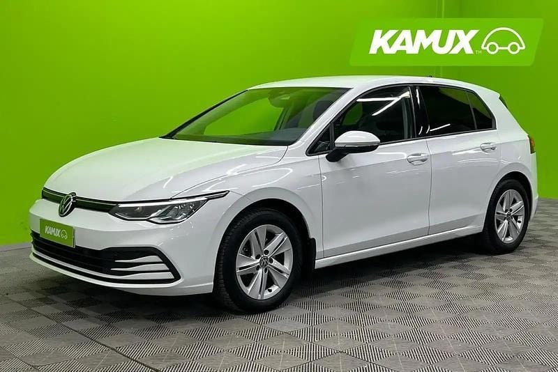Käytetty VW Golf 110 HP (80 kW) 2021 Valkoinen Sedan