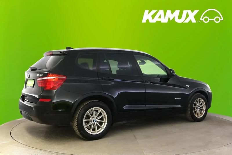 Käytetty BMW X3 Shadowline 190 HP (139 kW) 2016 Musta Katumaasturi