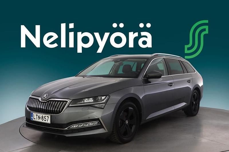 Harmaa Käytetty 2023 Skoda Superb Business Line Farmari | 32 700 € (Kallis) - Kuva 1/3
