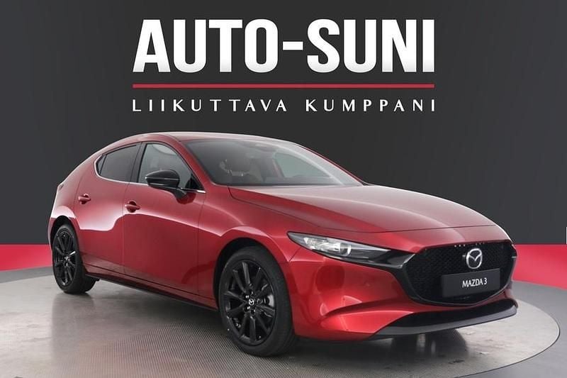 Uusi Mazda 3 Nagisa 140 HP (102 kW) 2025 Punainen Viistoperä