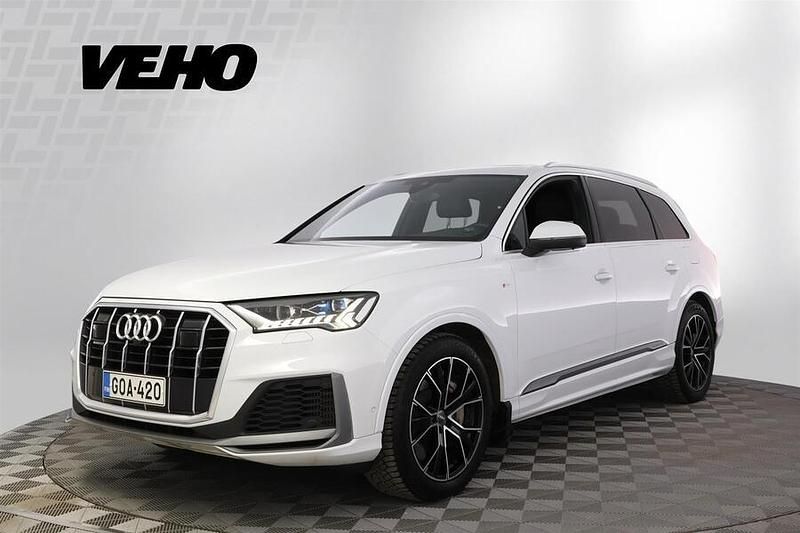 Käytetty Audi Q7 Business 340 HP (250 kW) 2020 Valkoinen Katumaasturi