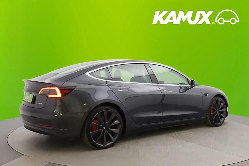 Käytetty Tesla Model 3 Performance 377 kW (513 HP) 2020 Harmaa Sedan