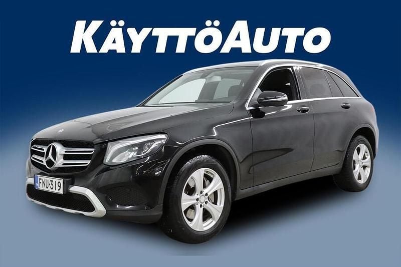 Käytetty Mercedes GLC250 Business 204 HP (150 kW) 2016 Musta Katumaasturi