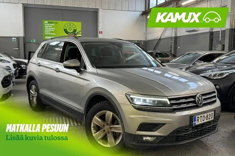 Käytetty VW Tiguan Comfortline 150 HP (110 kW) 2018 Hopea / harmaa Katumaasturi