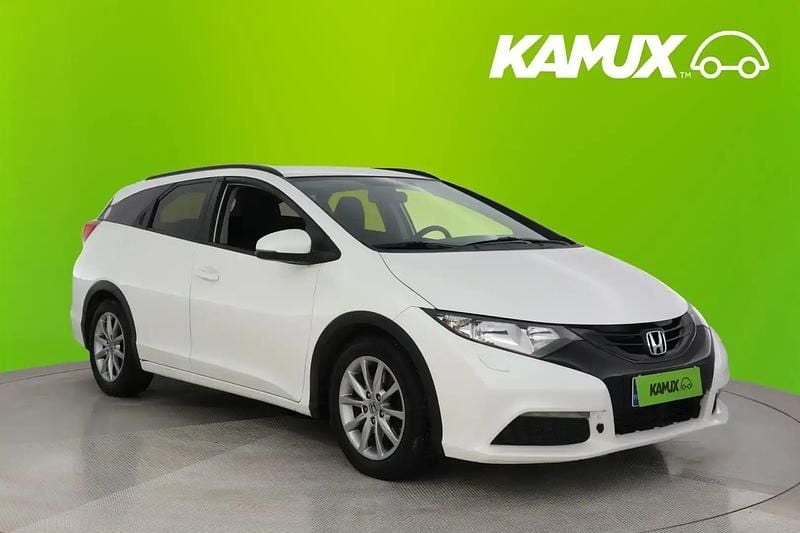 Valkoinen Käytetty 2014 Honda Civic Comfort Farmari | 7 670 € (Hyvä tarjous) - Kuva 1/4