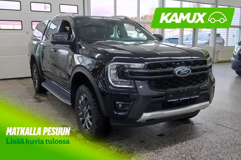 Musta Käytetty 2024 Ford Ranger Wildtrack Nouto | 59 900 € - Kuva 1/4