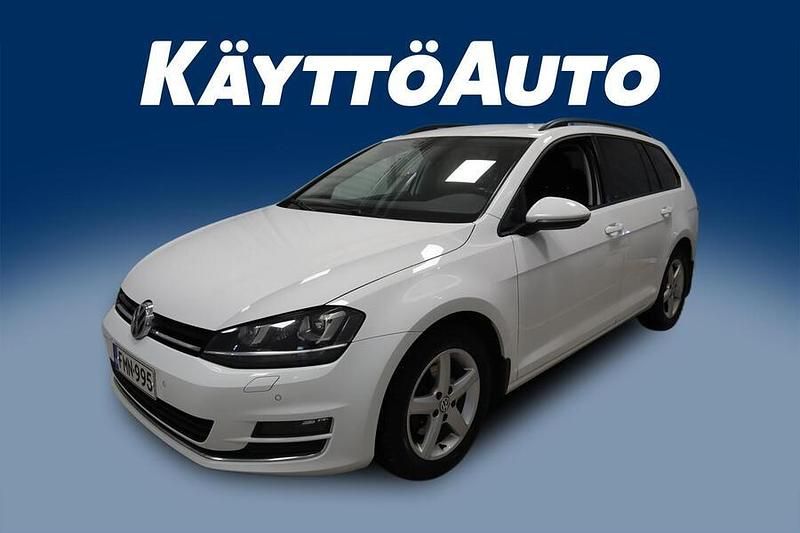 Käytetty VW Golf VII Allstar 110 HP (80 kW) 2016 Valkoinen Farmari