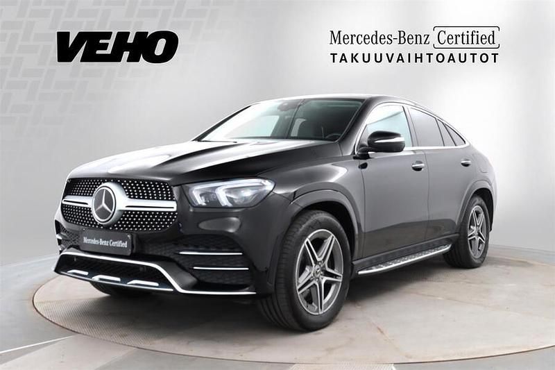 Musta Käytetty 2022 Mercedes GLE350 AMG Coupe - kaksiovinen | 64 800 € (Perustarjous) - Kuva 1/4