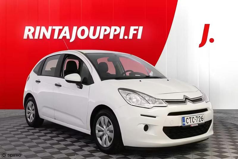 Valkoinen Käytetty 2015 Citroën C3 Viistoperä | 3 900 € (Hyvä tarjous) - Kuva 1/4