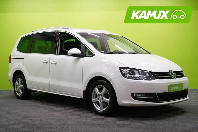 Valkoinen Käytetty 2013 VW Sharan Highline Tila-auto | 16 290 € (Perustarjous) - Kuva 1/4