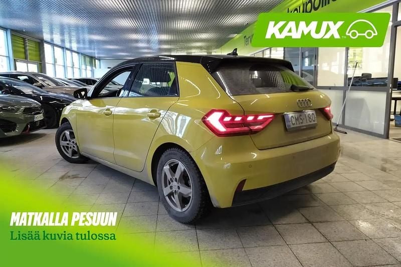 Käytetty Audi A1 Sportback Business 116 HP (85 kW) 2019 Keltainen / beige Viistoperä
