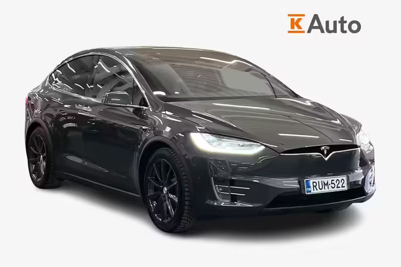Harmaa Käytetty 2020 Tesla Model X Performance Katumaasturi | 50 790 € (Supertarjous) - Kuva 1/4