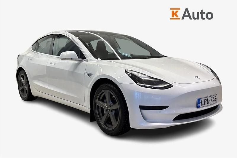 Valkoinen Käytetty 2020 Tesla Model 3 Standard Range Sedan | 18 380 € (Perustarjous) - Kuva 1/3