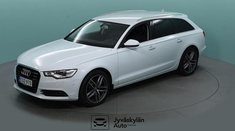 Valkoinen Käytetty 2013 Audi A6 Farmari | 20 990 € (Hieman kallis) - Kuva 1/3