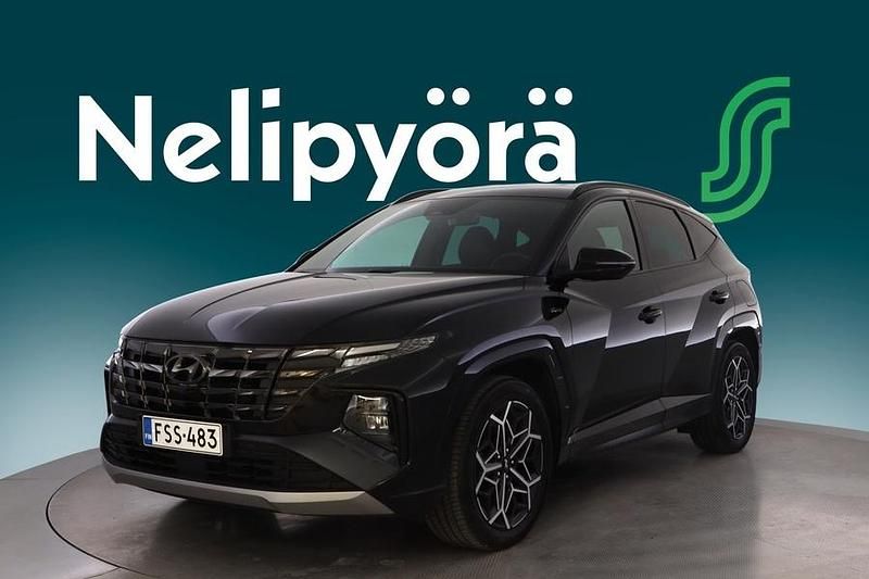 Musta Käytetty 2022 Hyundai Tucson N Line Katumaasturi | 35 900 € (Kallis) - Kuva 1/3