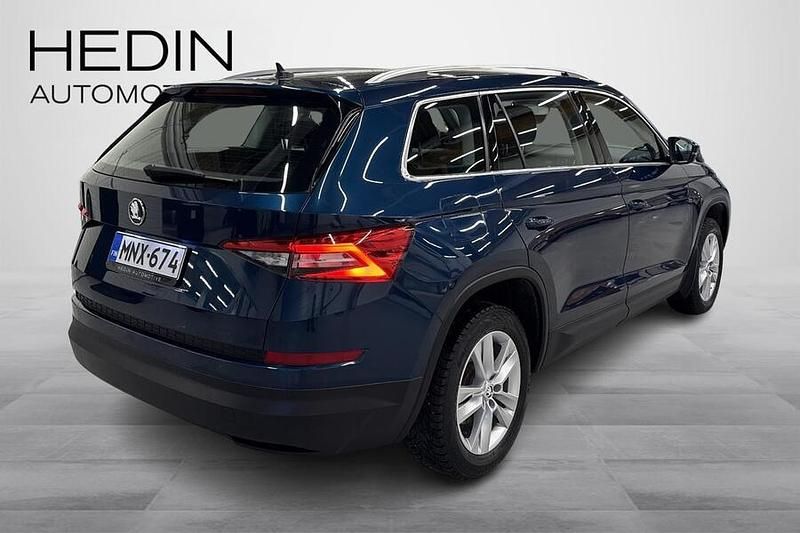 Käytetty Skoda Kodiaq Ambition 150 HP (110 kW) 2018 Sininen Katumaasturi