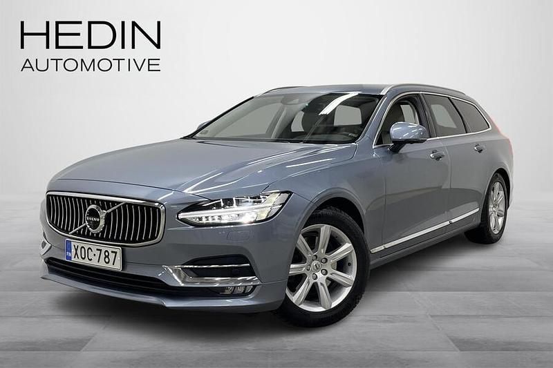 Sininen Käytetty 2017 Volvo V90 Inscription Farmari | 26 490 € (Hyvä tarjous) - Kuva 1/3