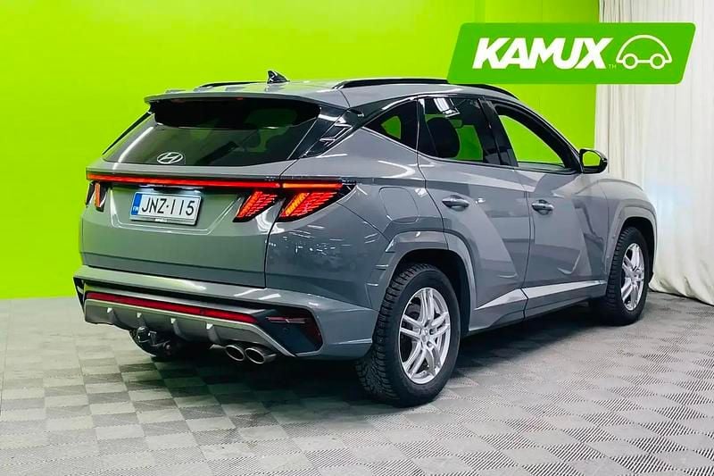 Käytetty Hyundai Tucson N Line 177 HP (130 kW) 2021 Hopea / harmaa Katumaasturi