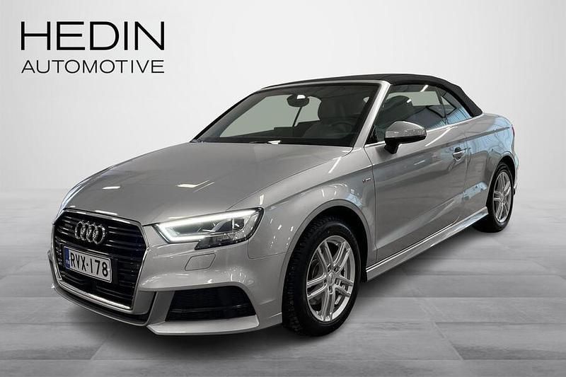 Käytetty Audi A3 Cabriolet S-Line 190 HP (139 kW) 2017 Harmaa Avoauto
