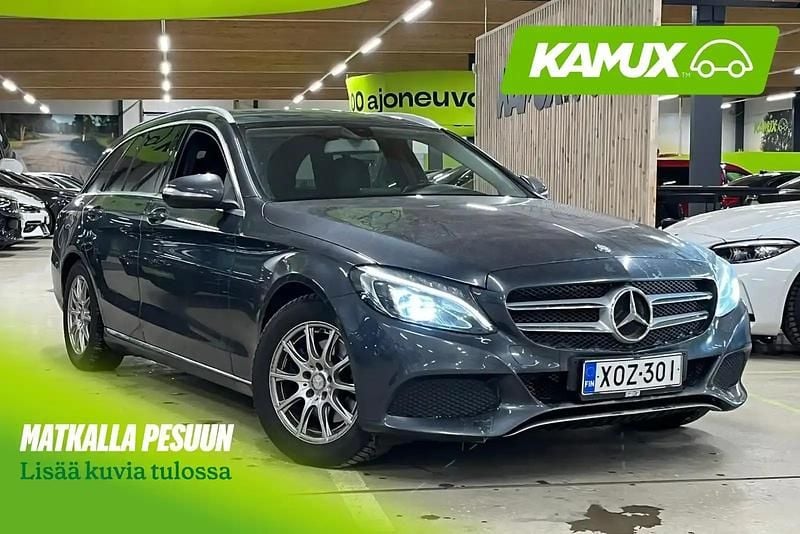 Käytetty Mercedes C220 170 HP (125 kW) 2015 Hopea / harmaa Farmari