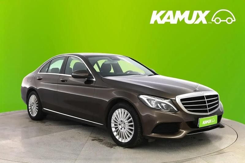 Ruskea Käytetty 2017 Mercedes C180 Exclusive Sedan | 15 690 € (Hyvä tarjous) - Kuva 1/4