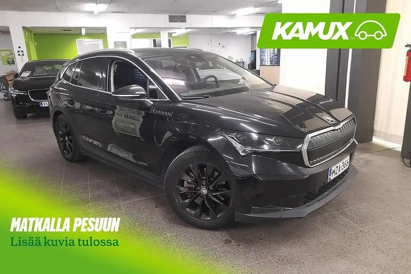 Musta Käytetty 2021 Skoda Enyaq iV Suite Katumaasturi | 27 800 € (Perustarjous) - Kuva 1/3