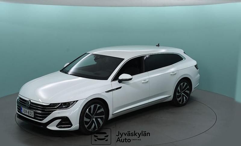 Valkoinen Käytetty 2021 VW Arteon R-line Farmari | 30 900 € (Hieman kallis) - Kuva 1/3